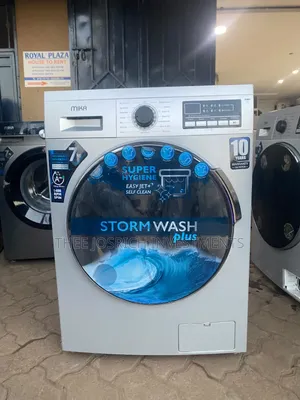Silver Mika 7 Kg Front Load Washing Machine Wash and Spin