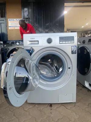 Silver Mika 7 Kg Front Load Washing Machine Wash and Spin