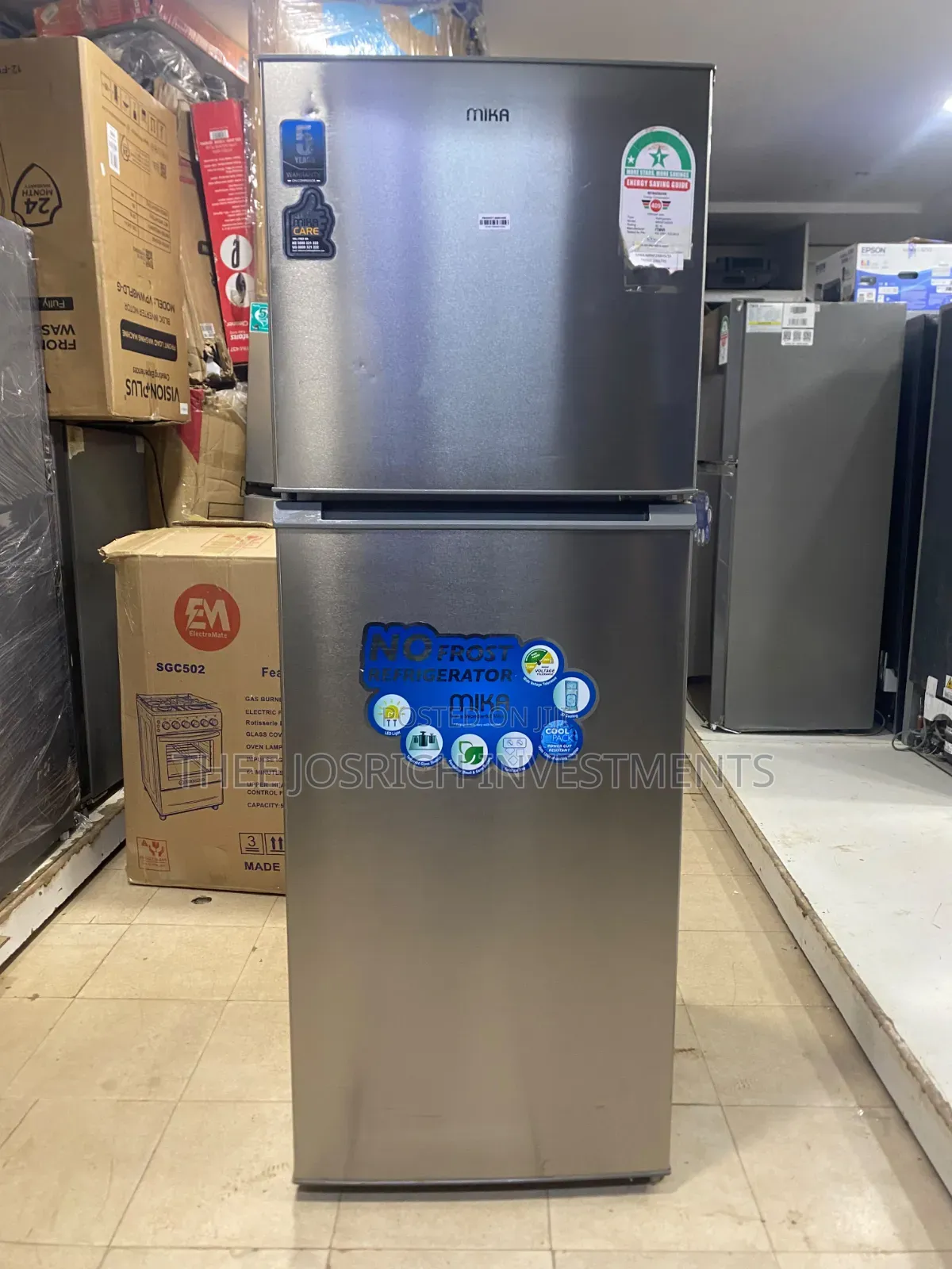 Mika 201 Litres Double Door Refrigerator No Frost