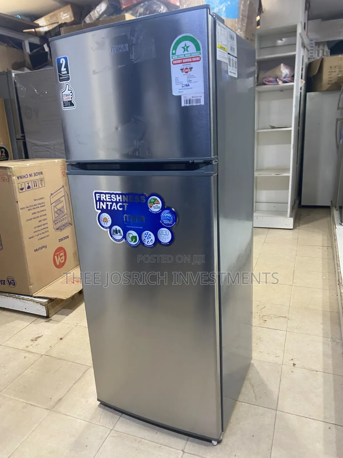 Mika 201 Litres Double Door Refrigerator No Frost