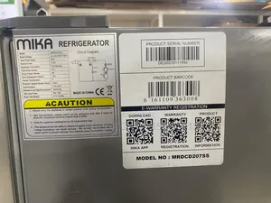 Mika 201 Litres Double Door Refrigerator No Frost