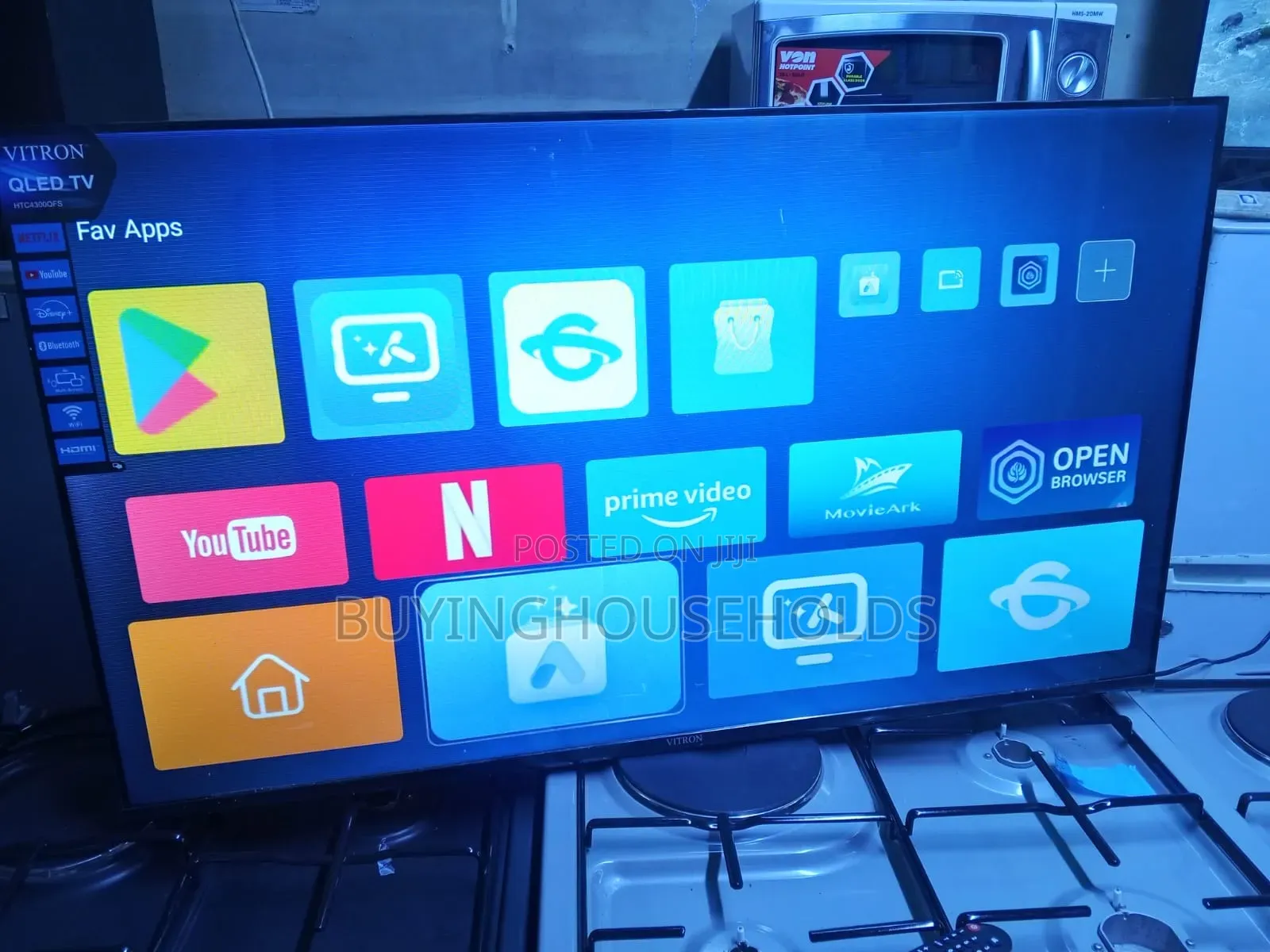 Vitron 43" QLED Frameless Smart TV
