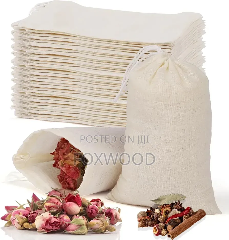 Disposable Non-Woven Fabric Drawstring Tea Filter Bags