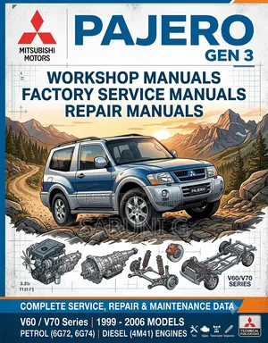 MITSUBISHI PAJERO Gen 1,2,3 Service Manuals