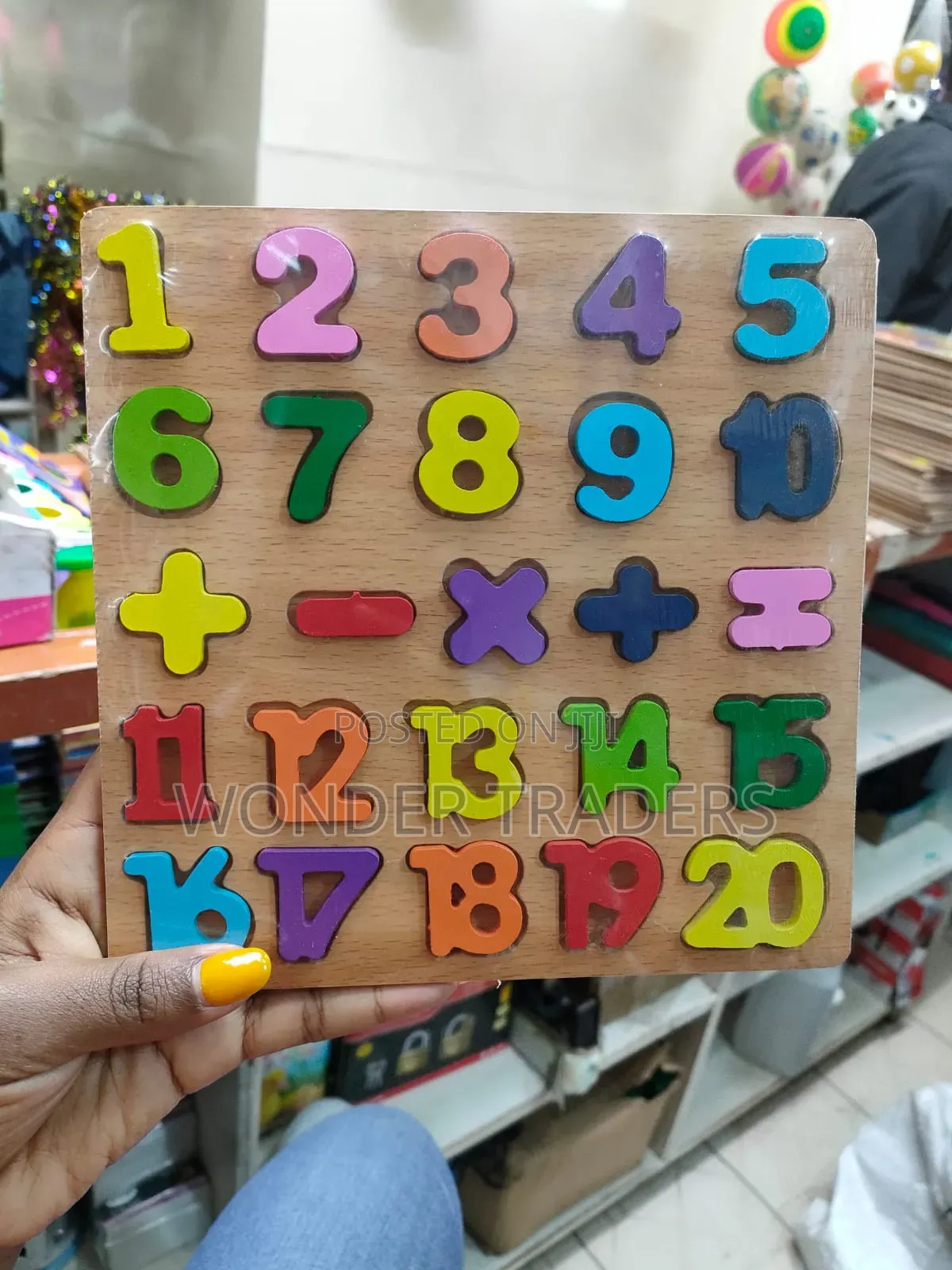 Wooden Learning Letters Board