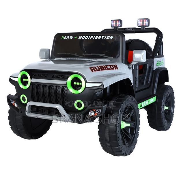 Kids Remote-Control Jeep Electric Ride-on Car