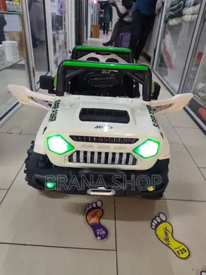 Kids Remote-Control Jeep Electric Ride-on Car