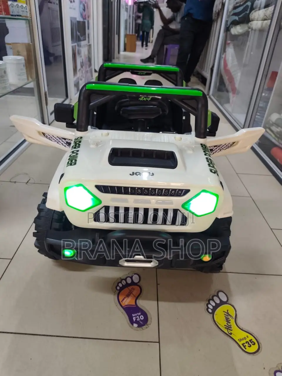 Kids Remote-Control Jeep Electric Ride-on Car