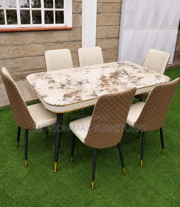 Executive Boss Dinning Set Dinning Marble Table - thumbnail 2