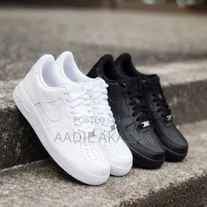 NIKE AIR FORCE LOWS, Triple White Triple White