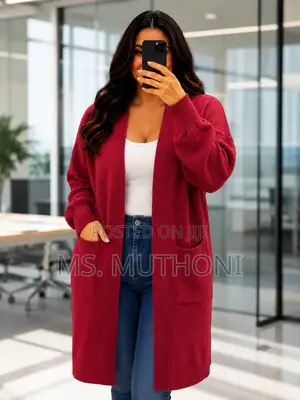 Ladies Long Knitted Free Size Sweaters