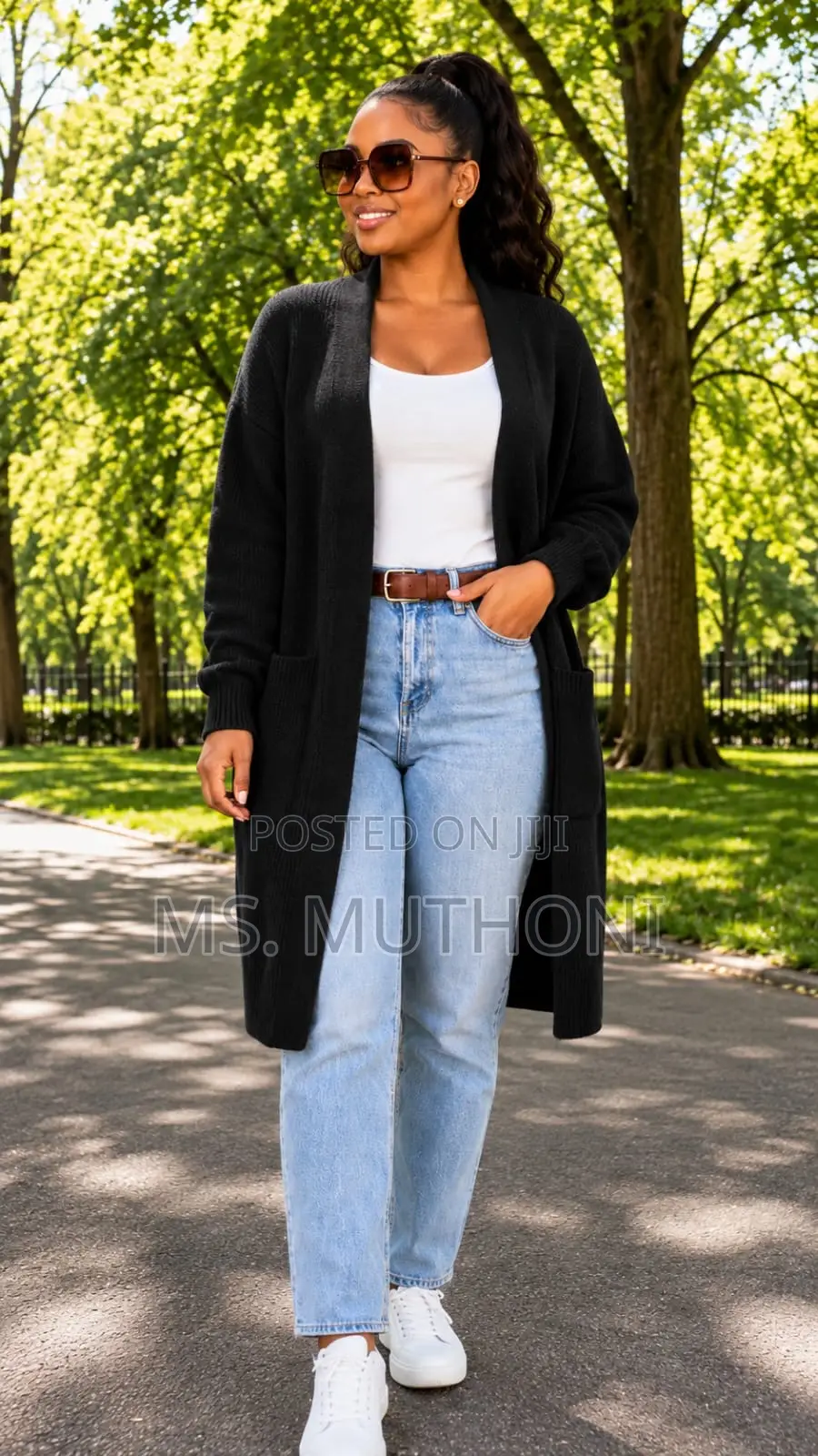 Ladies Long Knitted Free Size Sweaters