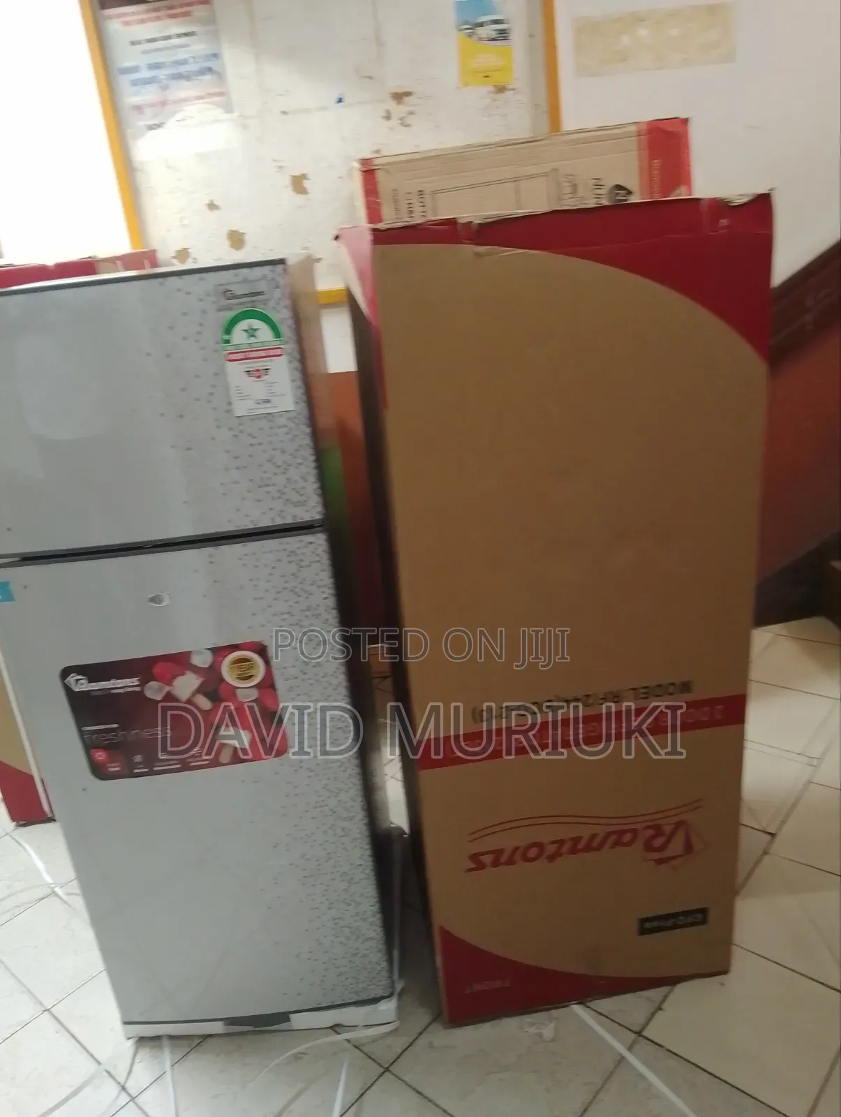 Ramtons RF/244- 2 Door Direct Cool Fridge - 213 Liters Titan 1YR WRTY