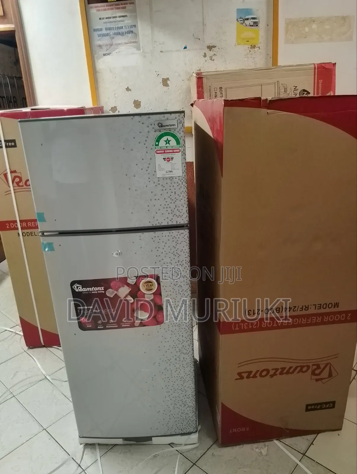 Ramtons RF/244 213L Family Refrigerator – 2 Door