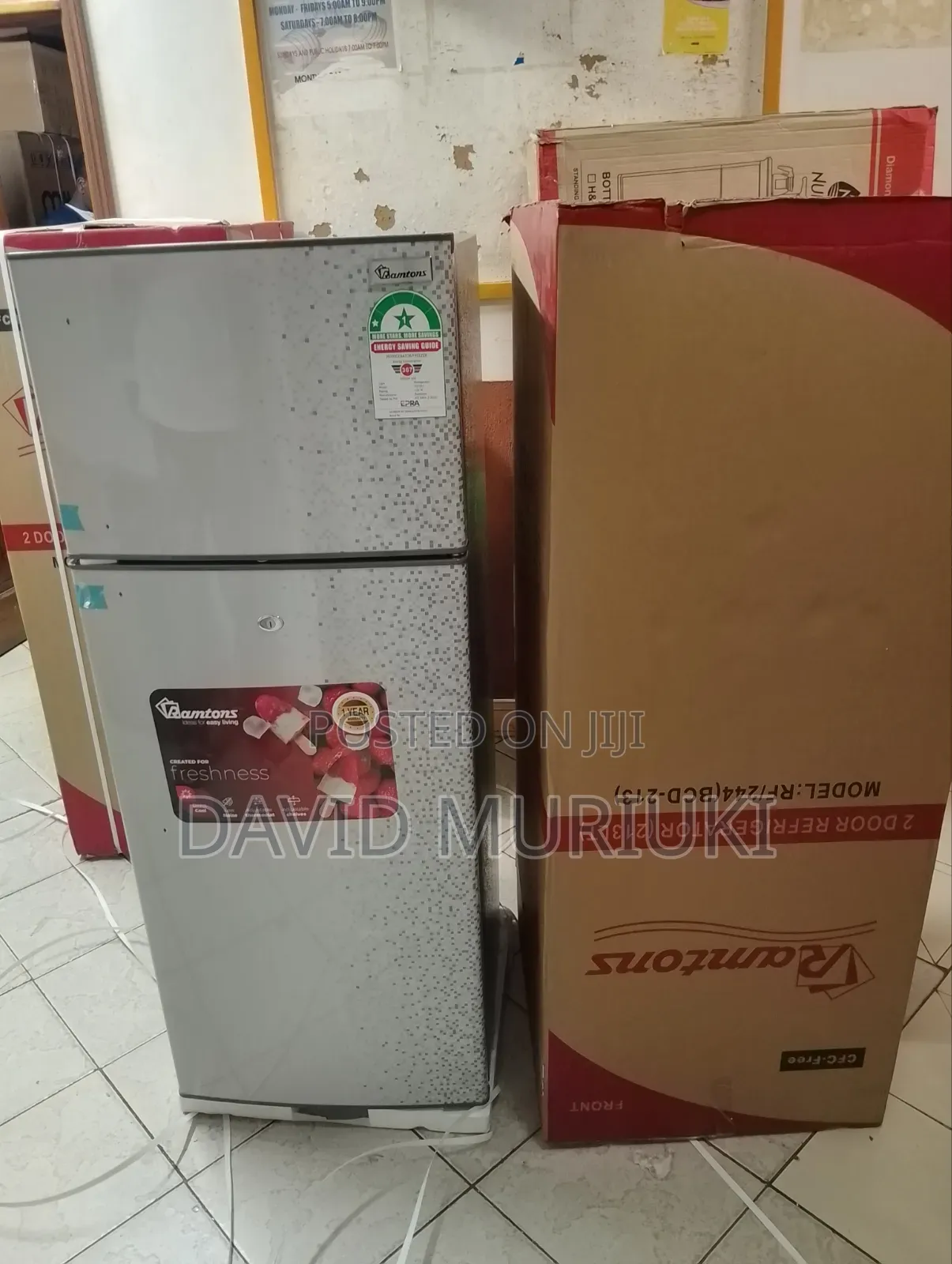 Ramtons RF/244 213 Litres 2-Door Refrigerator