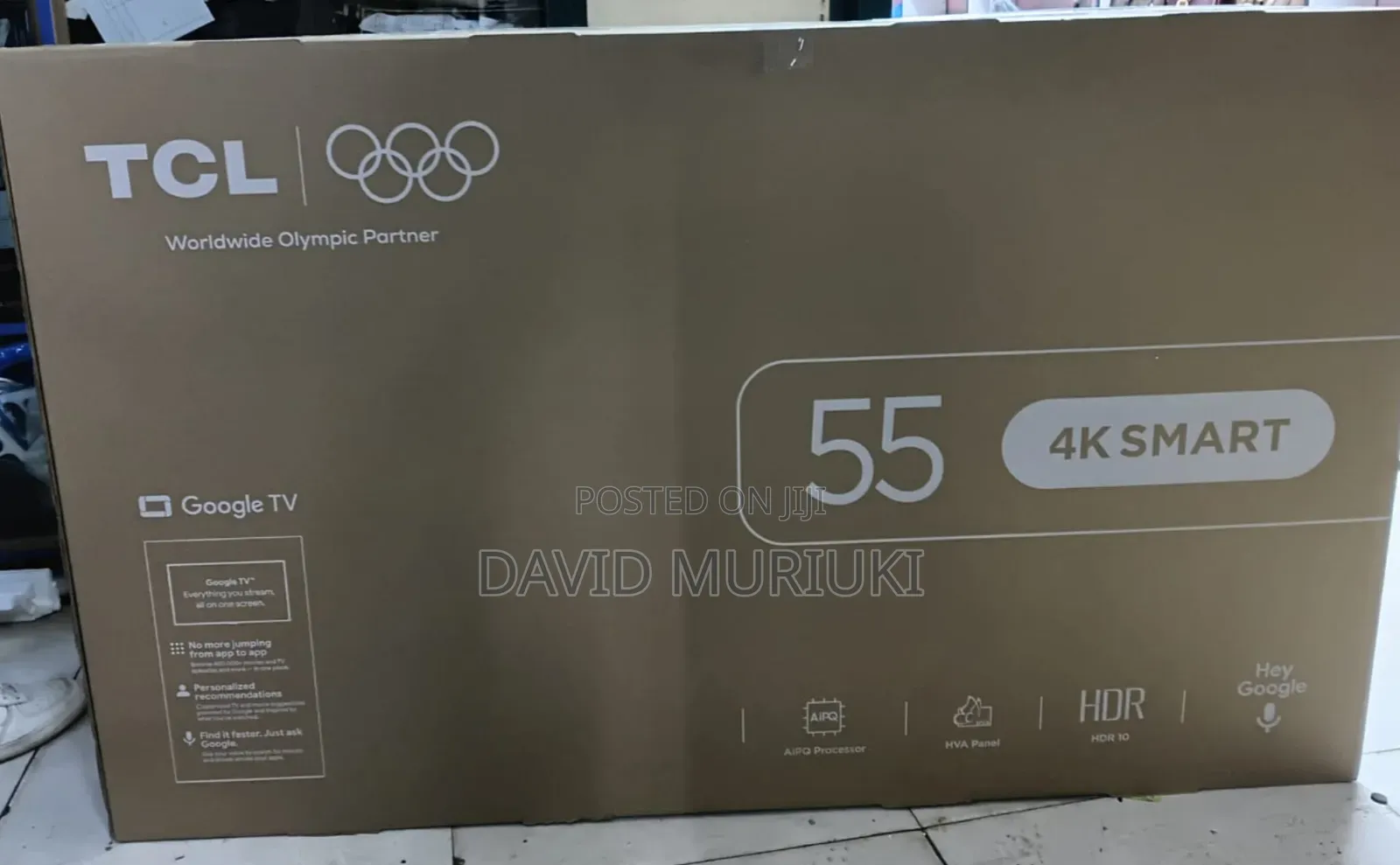 TCL 55" T6d Qled Google Smart TV