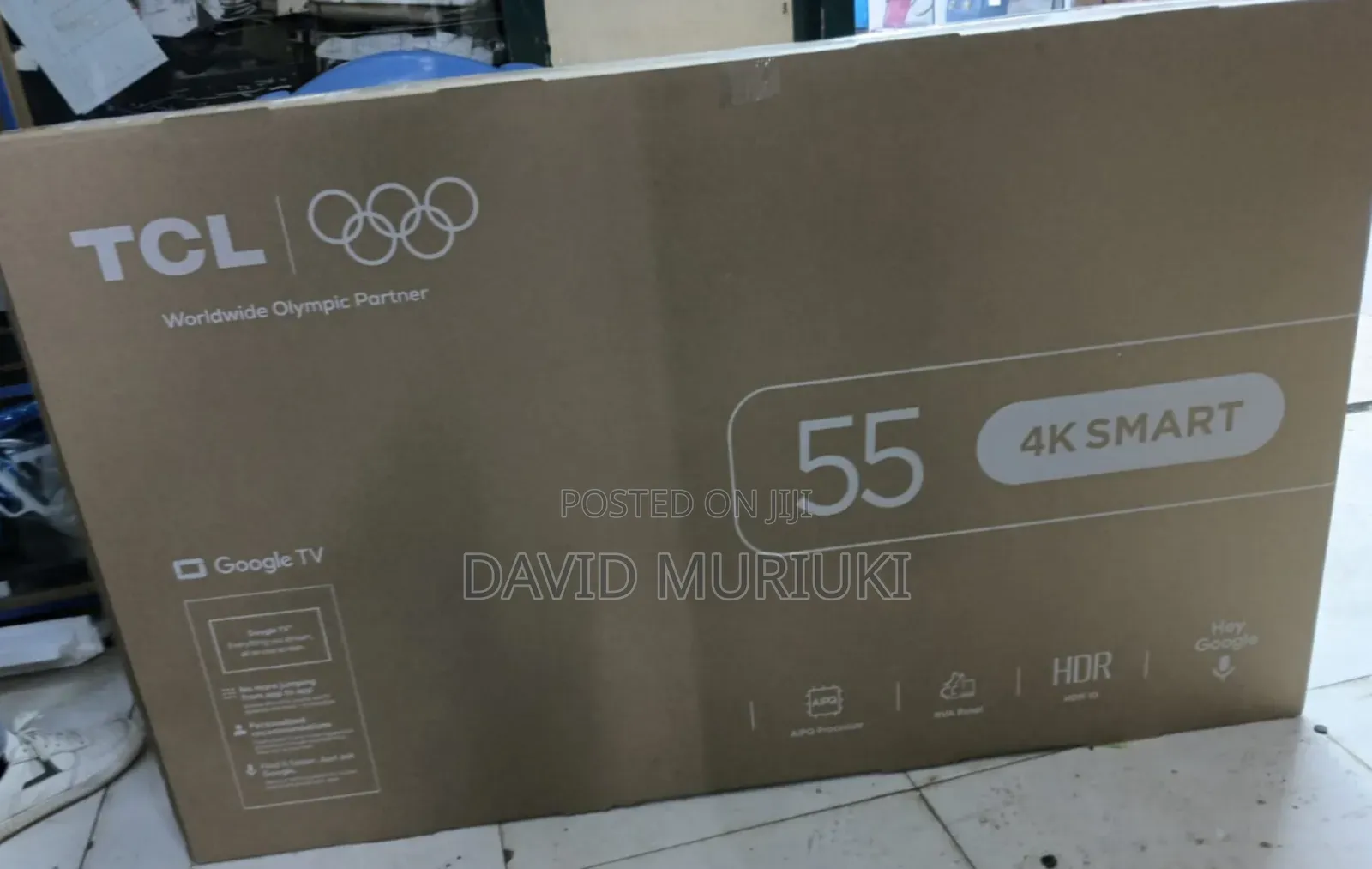 TCL 55" T6d Qled Google Smart TV