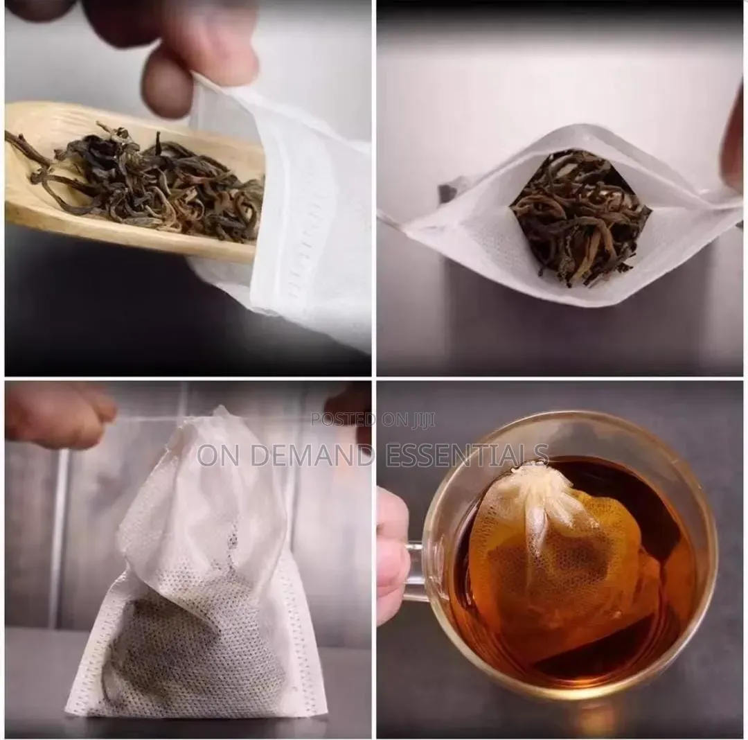 Eco Friendly Disposable Non-Woven Fabric Empty Tea Bag Sachets