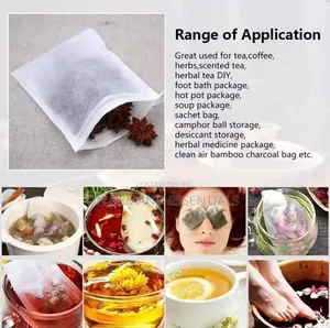 Eco Friendly Disposable Non-Woven Fabric Empty Tea Bag Sachets