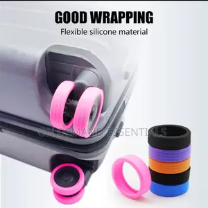 Silicone Stretchy 8-Piece Set of Silicone Luggage Wheel Protectors
