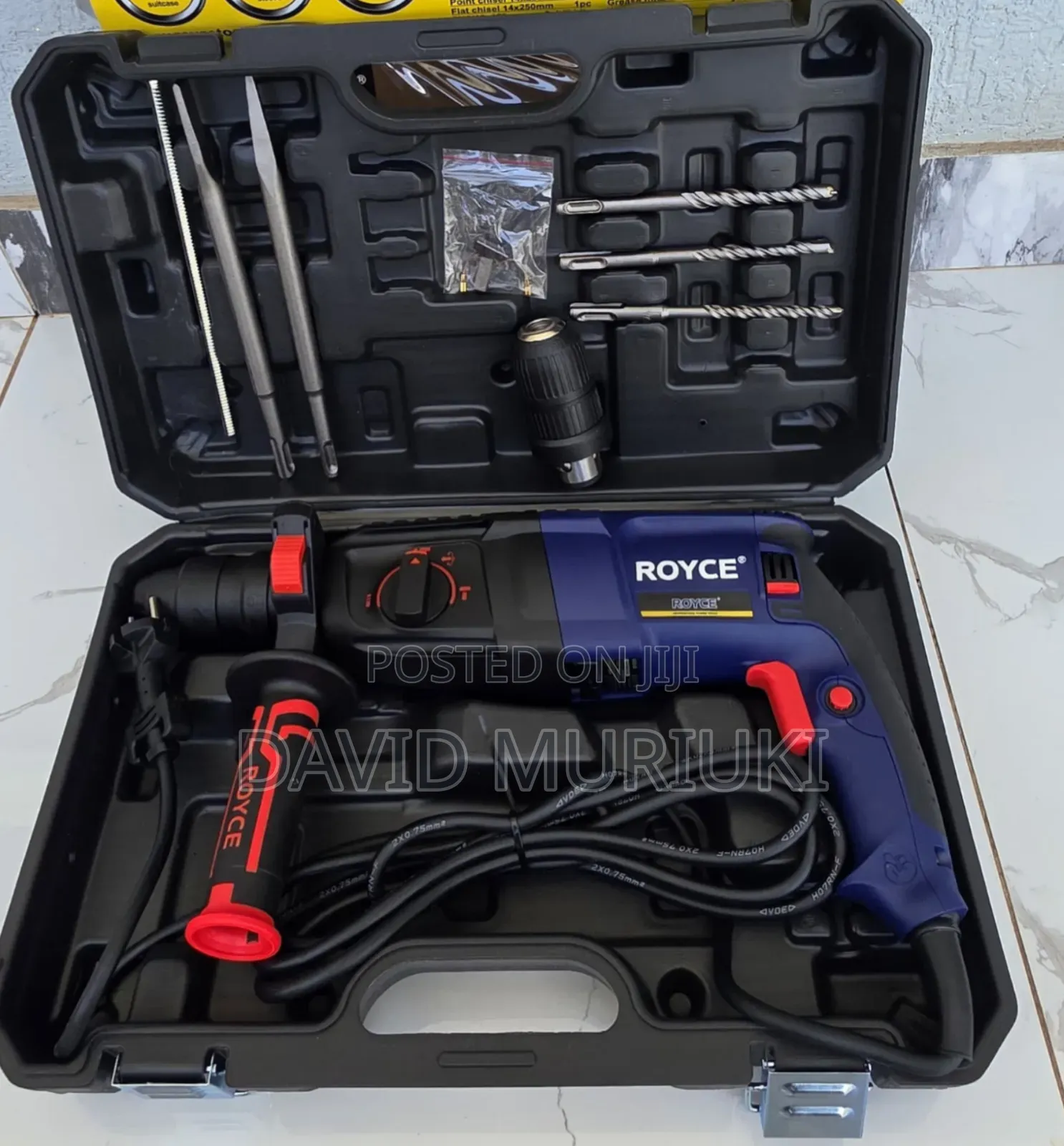 Royce Heavy-Duty Rotary Hammer Drill.