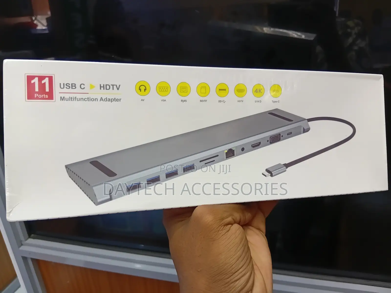 11-in-1 Multi-Function Type-C Docking Station - Grey