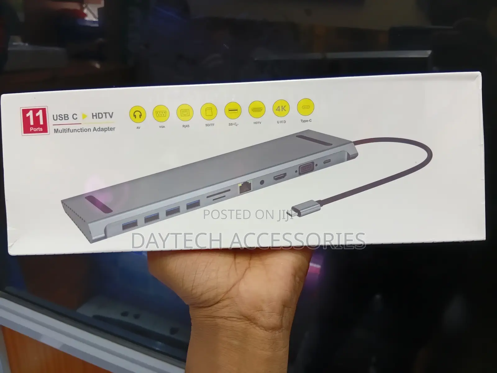 11-in-1 Multi-Function Type-C Docking Station - Grey