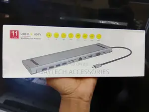 This 11-in-1 USB-C to HDTV Multifunction Adapter.