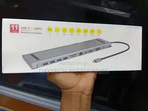 This 11-in-1 USB-C to HDTV Multifunction Adapter.