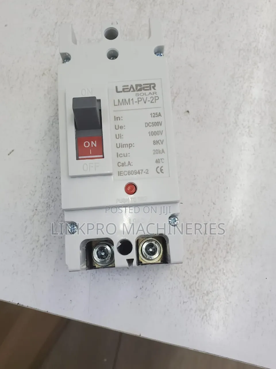 Leader 125A DC McCb 2 Pole