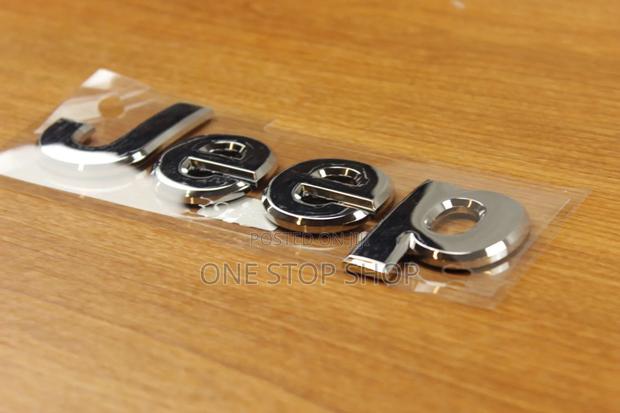 JEEP 3D Chrome Emblem Badge Resist Weathering - thumbnail 2