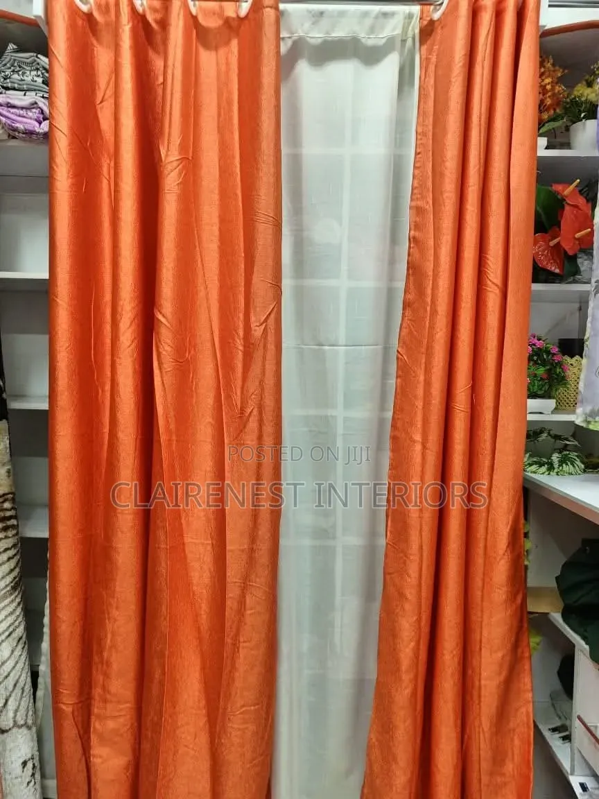 Add a Refined Finish to Your Interiors With Orange and Yellow Curtains