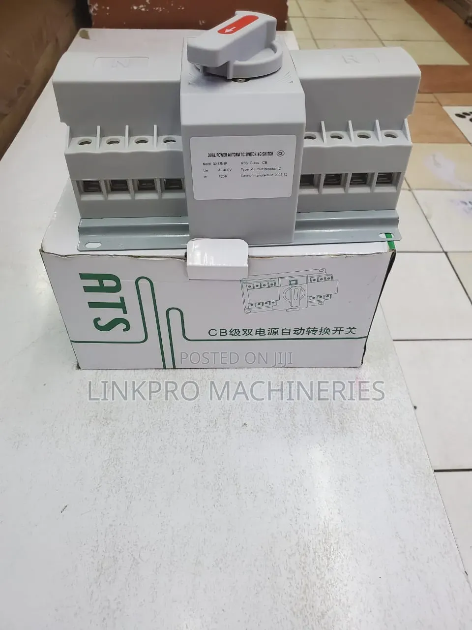 Dual Power Automatic and Manual Switching Switch 125A 4pole