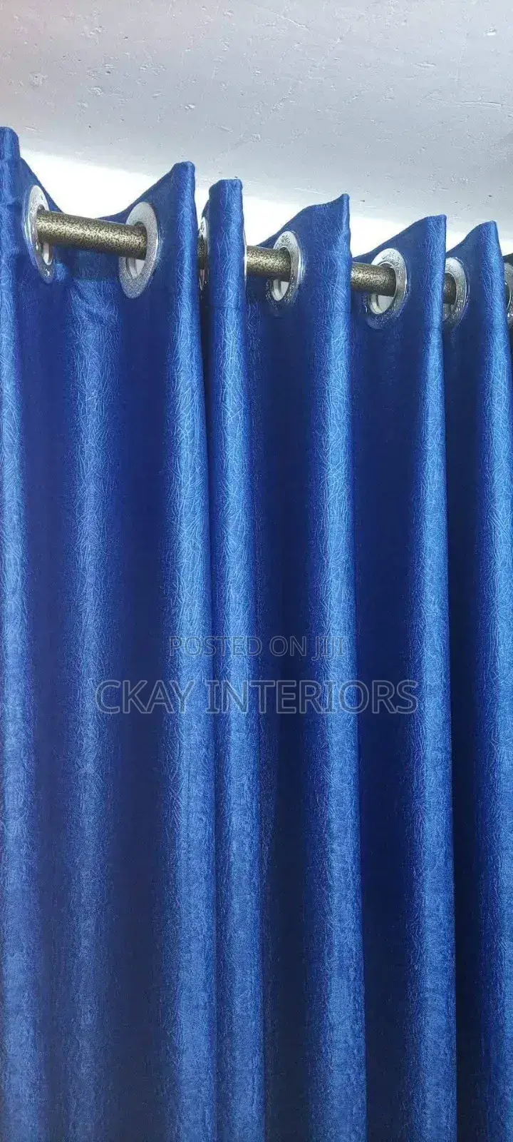 Simple Plain, Blue and Green Soft Plain Window Curtains