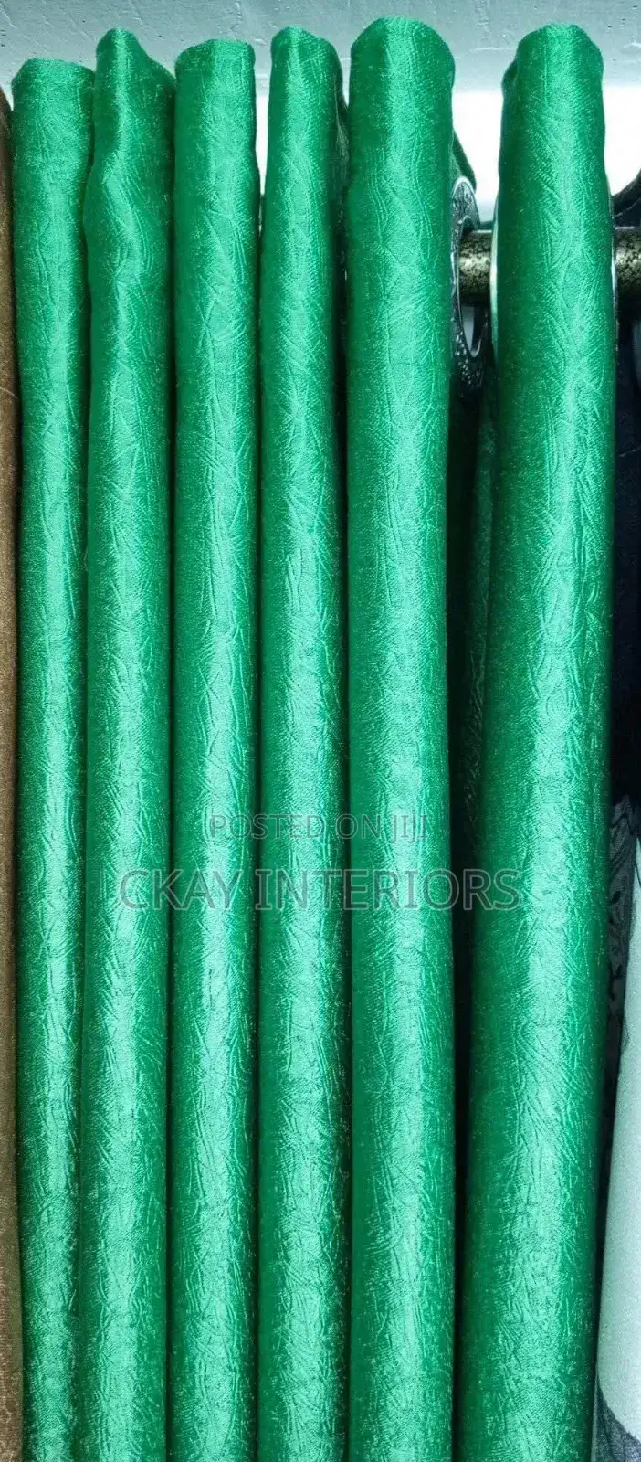 Simple Plain, Blue and Green Soft Plain Window Curtains