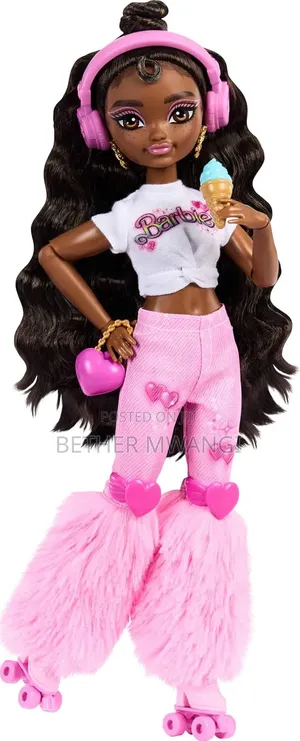 Dream Besties Barbie Brooklyn Roller Skating Fashion Doll