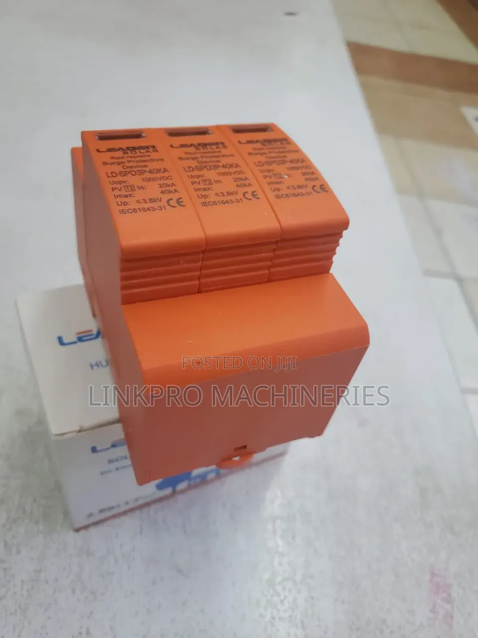 Leader 63A Surge Protector Device 2 Pole