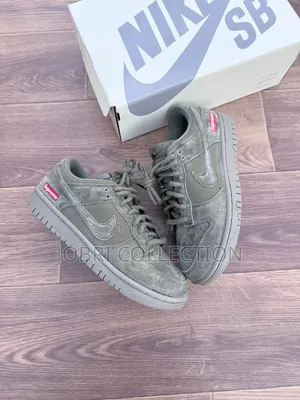 Nike SB Dunk Low X Supreme in an Olive Sneakers