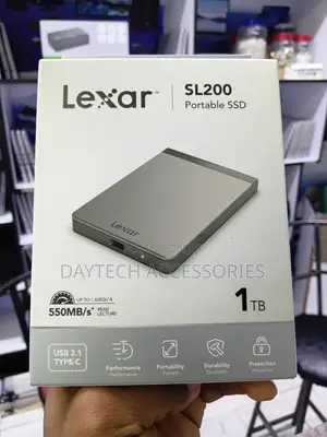 The Lexar SL200 1TB Portable SSD in Grey