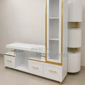 Modern TV Stand With Display Shelf