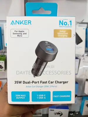 Anker PowerDrive PD+ 2 – 35W 2-Port High-Speed USB-C Car Charger