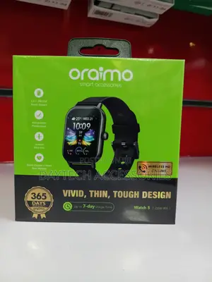 The Oraimo Watch 5 (OSW-805) 2.01-Inch HD Full-Touch Smartwatch.