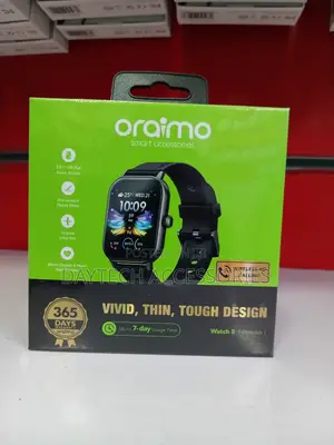 The Oraimo Watch 5 (OSW-805) 2.01-Inch HD Full-Touch Smartwatch.