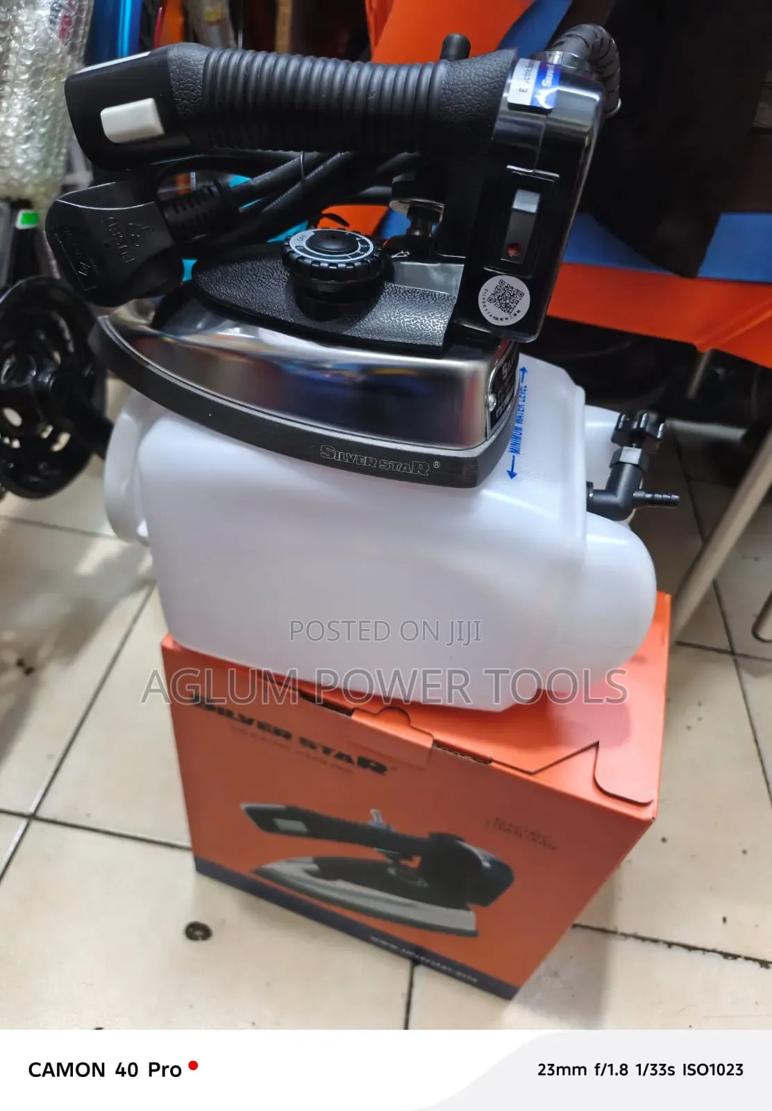 Steam Iron 1500W Sliver Star