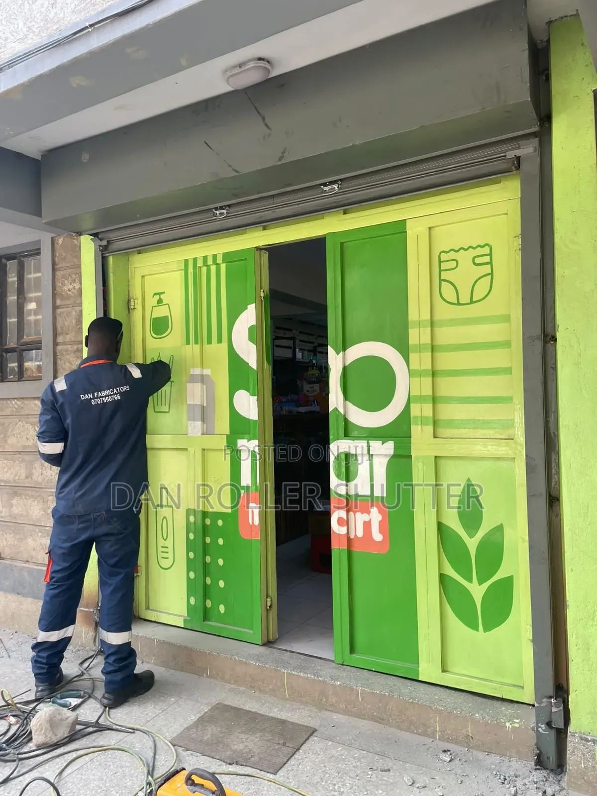 Custom-Made Roller Shutter Doors for Businesses Description