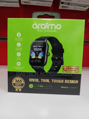 Oraimo Watch 5 Smartwatch - 2.01" HD Screen - OSW-805