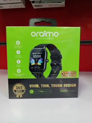 Oraimo Watch 5 2.01" HD Panda Glass 1ATM Smart Watch.