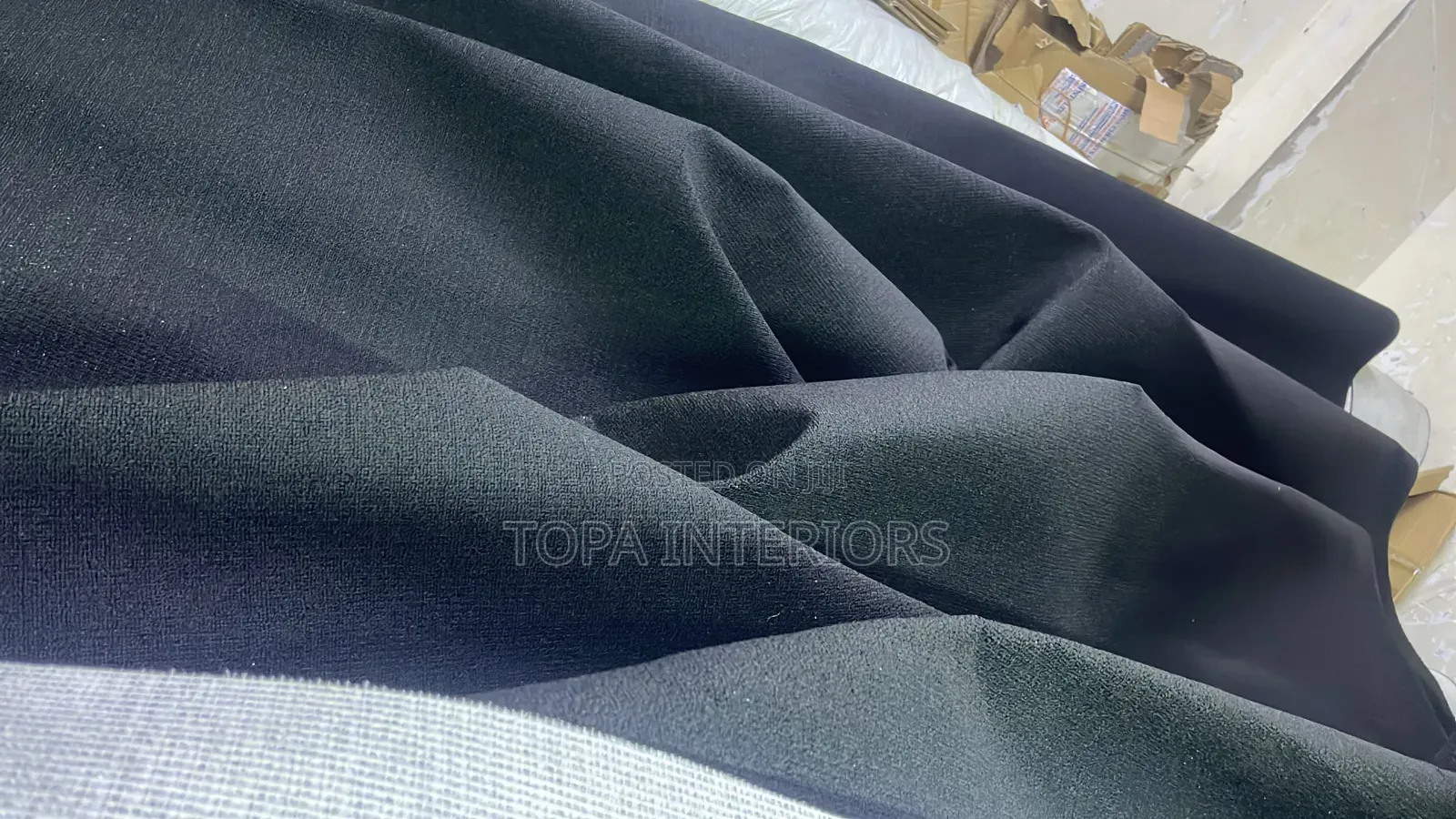Black Delta Wall to Wall Carpets for Office Flooring