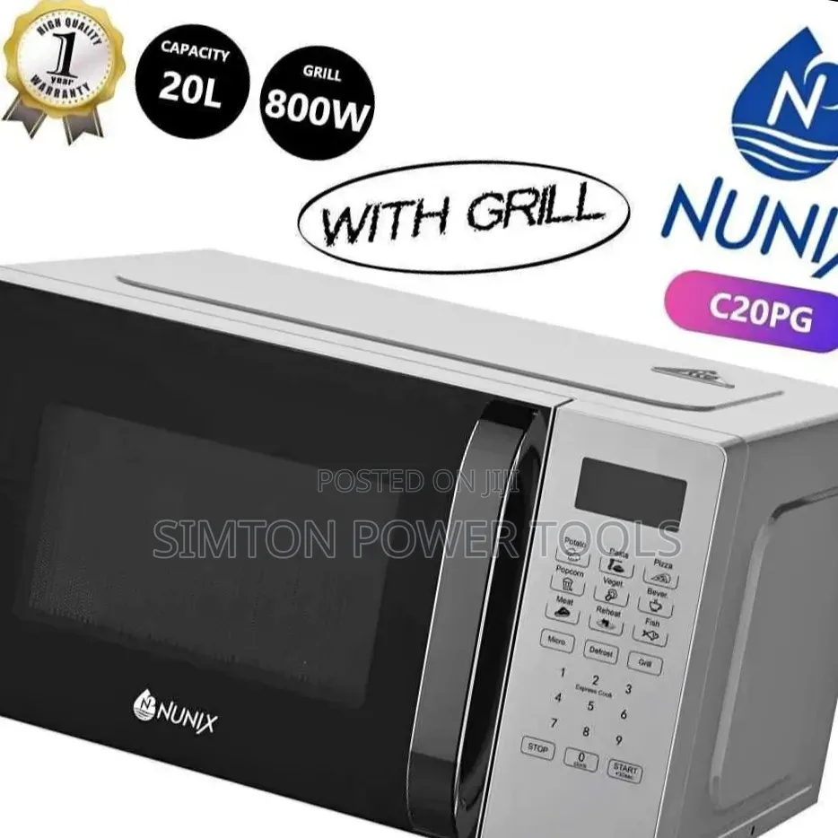 Nunix C20PG Digital Microwave Oven With Grill*