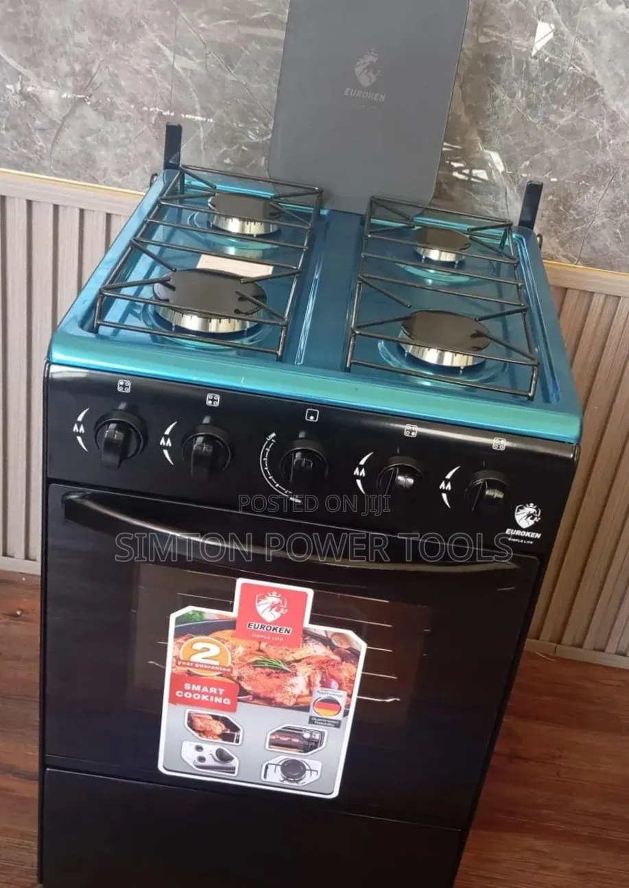 50×55 Euroken Full Gas Standing Cooker (Model Euro-55-4g).*